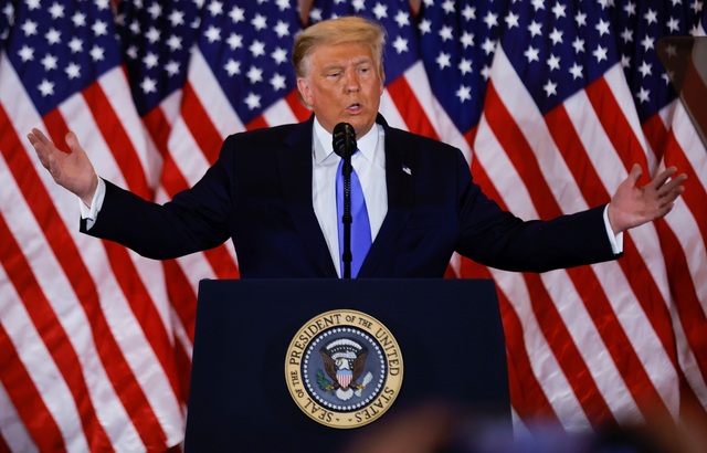 Ông Trump: Chúng ta đã chiến thắng, họ không thể đuổi kịp chúng ta - 1 Ông Trump: Chúng ta đã chiến thắng, họ không thể đuổi kịp chúng ta - 1
