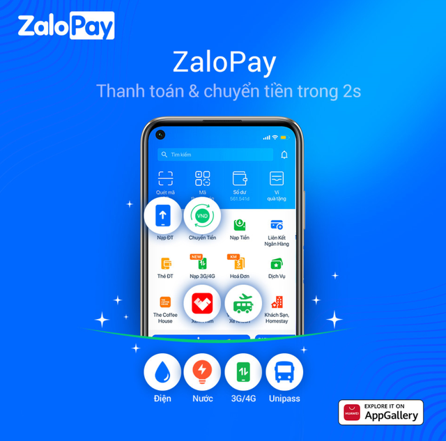 Khám phá nhiều tiện ích từ ví điện tử trên Huawei AppGallery - 3 Khám phá nhiều tiện ích từ ví điện tử trên Huawei AppGallery - 3