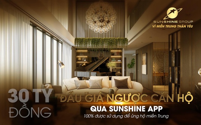 Đấu giá từ thiện qua Sunshine App - Sunshine Group ủng hộ 30 tỷ Vì miền Trung thân yêu - 2 Đấu giá từ thiện qua Sunshine App - Sunshine Group ủng hộ 30 tỷ Vì miền Trung thân yêu - 2