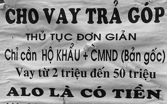 Tín dụng đen: Cạm bẫy giăng ra, sa vào bị siết, không còn đường thoát - 1 Tín dụng đen: Cạm bẫy giăng ra, sa vào bị siết, không còn đường thoát - 1