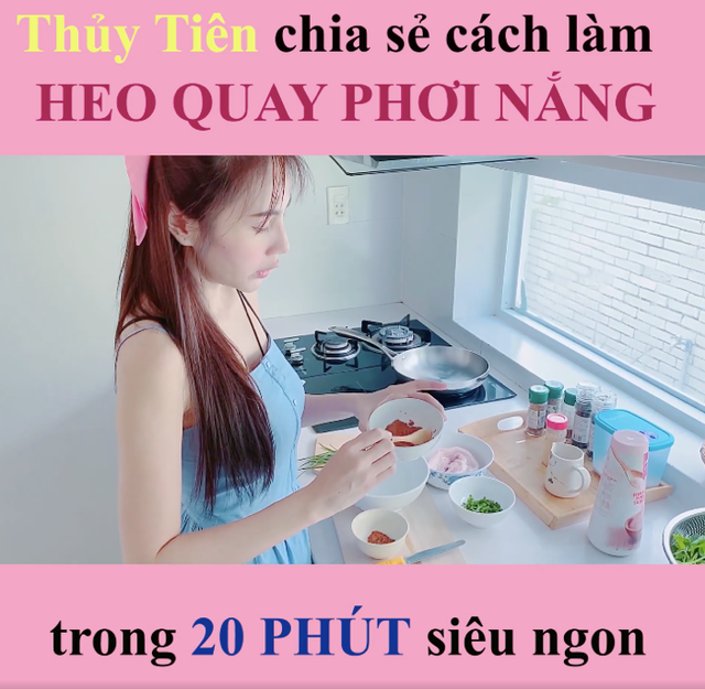 Thủy Tiên chia sẻ bí quyết làm món heo quay da giòn siêu nhanh - 1 Thủy Tiên chia sẻ bí quyết làm món heo quay da giòn siêu nhanh - 1