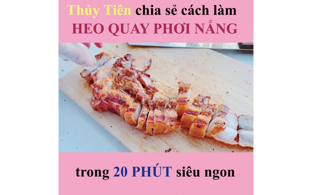 Thủy Tiên chia sẻ bí quyết làm món heo quay da giòn siêu nhanh - 3 Thủy Tiên chia sẻ bí quyết làm món heo quay da giòn siêu nhanh - 3