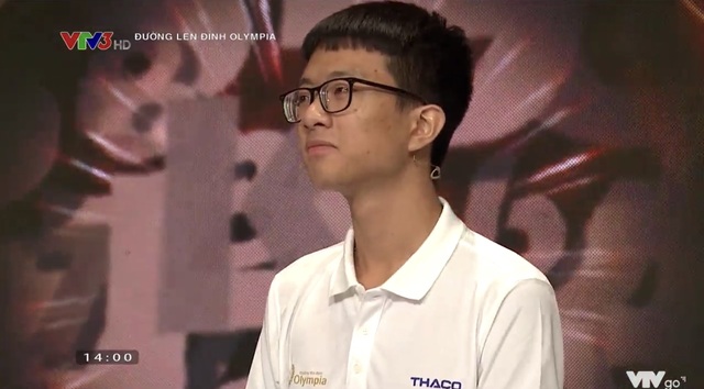Có chiến thuật thông minh, nam sinh Hưng Yên thắng cuộc thi tháng Olympia - 2 Có chiến thuật thông minh, nam sinh Hưng Yên thắng cuộc thi tháng Olympia - 2