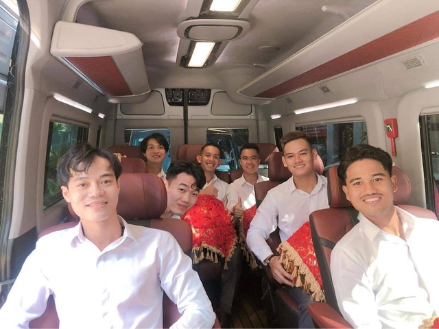 Tuấn Anh, Xuân Trường, Văn Toàn bê tráp trong đám cưới Công Phượng - 1 Tuấn Anh, Xuân Trường, Văn Toàn bê tráp trong đám cưới Công Phượng - 1
