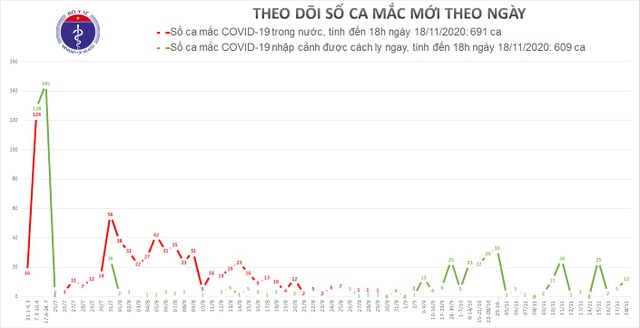 Thêm 12 ca mắc mới Covid-19, Việt Nam có 1.300 bệnh nhân - 1