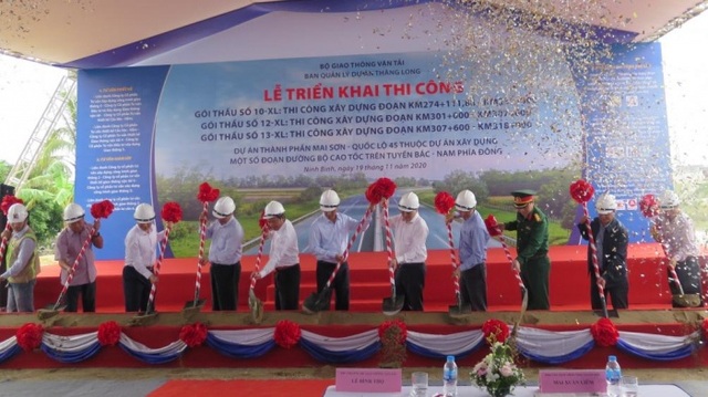 Khởi công 3 gói thầu cao tốc Bắc - Nam, dự án kênh đào hơn 170 triệu USD - 1 Khởi công 3 gói thầu cao tốc Bắc - Nam, dự án kênh đào hơn 170 triệu USD - 1