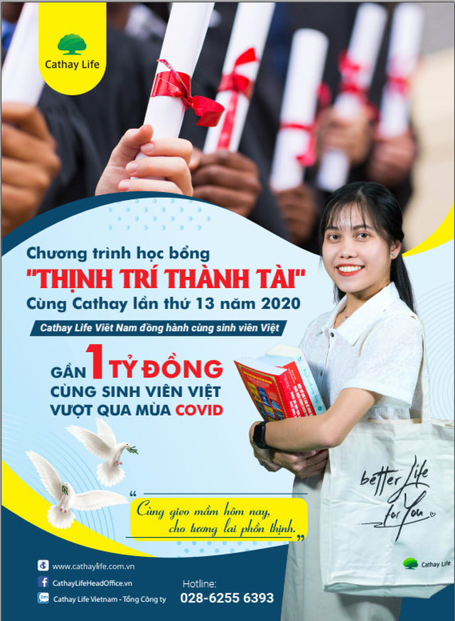 Khởi động chương trình học bổng “Thịnh trí thành tài” cùng Cathay - 1 Khởi động chương trình học bổng “Thịnh trí thành tài” cùng Cathay - 1