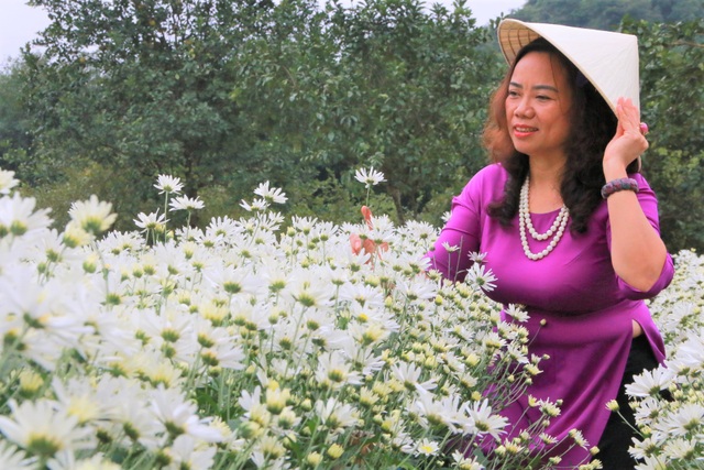 Chrysanthemum garden attracts thousands of people who come to take pictures and do not want to return to Ninh Binh - 6