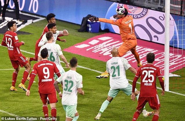 Bayern Munich 1-1 Werder Bremen: Neuer tỏa sáng giúp đội nhà thoát thua - 2 Bayern Munich 1-1 Werder Bremen: Neuer tỏa sáng giúp đội nhà thoát thua - 2