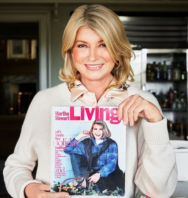 Choáng với vẻ trẻ trung của người mẫu U80 siêu giàu Martha Stewart