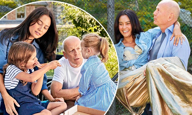 Hình ảnh hạnh phúc của ngôi sao U70 Bruce Willis bên vợ trẻ và hai con nhỏ - 3 Hình ảnh hạnh phúc của ngôi sao U70 Bruce Willis bên vợ trẻ và hai con nhỏ - 3