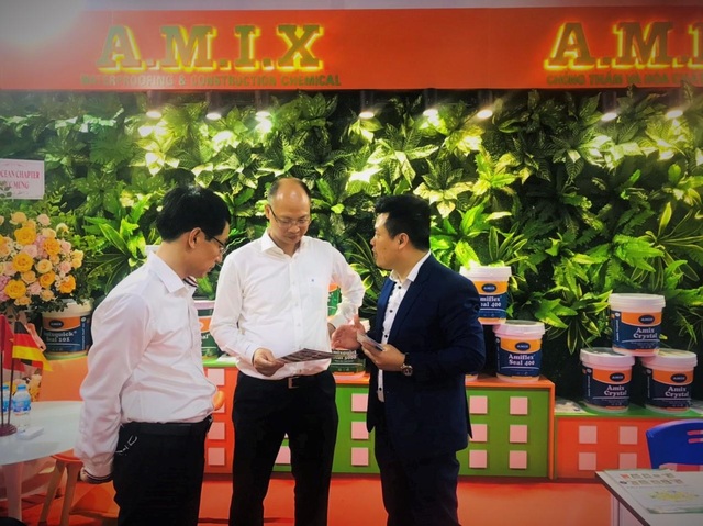 Gian hàng vật liệu chống thấm của người Việt gây ấn tượng mạnh tại triển lãm Xây dựng Quốc tế - 2 Gian hàng vật liệu chống thấm của người Việt gây ấn tượng mạnh tại triển lãm Xây dựng Quốc tế - 2