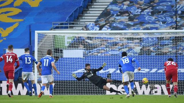 Liverpool tuột chiến thắng trước Brighton ở phút bù giờ - 3 Liverpool tuột chiến thắng trước Brighton ở phút bù giờ - 3