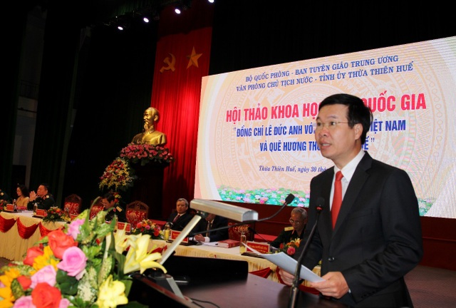 Hội thảo kỷ niệm 100 năm ngày sinh Chủ tịch nước, Đại tướng Lê Đức Anh - 2 Hội thảo kỷ niệm 100 năm ngày sinh Chủ tịch nước, Đại tướng Lê Đức Anh - 2