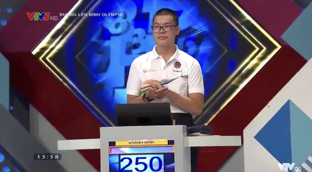 Nam sinh Khánh Hòa càng chơi càng hay, chiến thắng cuộc thi Tuần Olympia - 1 Nam sinh Khánh Hòa càng chơi càng hay, chiến thắng cuộc thi Tuần Olympia - 1