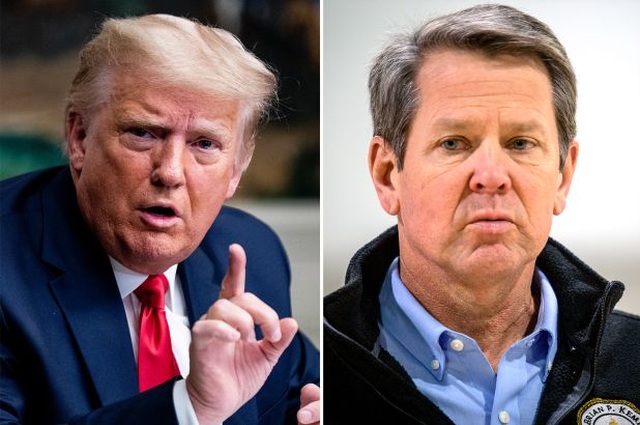 Ông Trump gây sức ép buộc Thống đốc Georgia lật ngược kết quả bầu cử - 1 Ông Trump gây sức ép buộc Thống đốc Georgia lật ngược kết quả bầu cử - 1