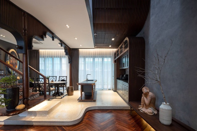 Không gian hoài cổ trong căn hộ xa hoa của nữ gia chủ ở Hải Phòng - 3