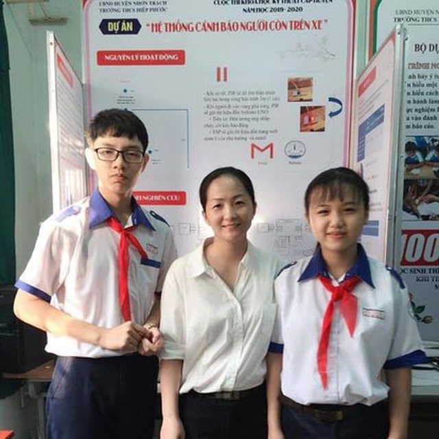 Học sinh lớp 10 sáng tạo hệ thống cảnh báo quên người trên xe đưa đón - 4 Học sinh lớp 10 sáng tạo hệ thống cảnh báo quên người trên xe đưa đón - 4