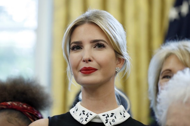 Bức ảnh gây bão mạng của con gái ông Trump - 1 Bức ảnh gây bão mạng của con gái ông Trump - 1
