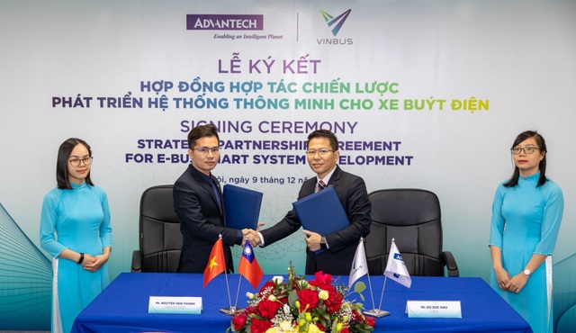 Vinbus và Advantech hợp tác chiến lược phát triển hệ thống thông minh cho xe buýt điện - 1 Vinbus và Advantech hợp tác chiến lược phát triển hệ thống thông minh cho xe buýt điện - 1
