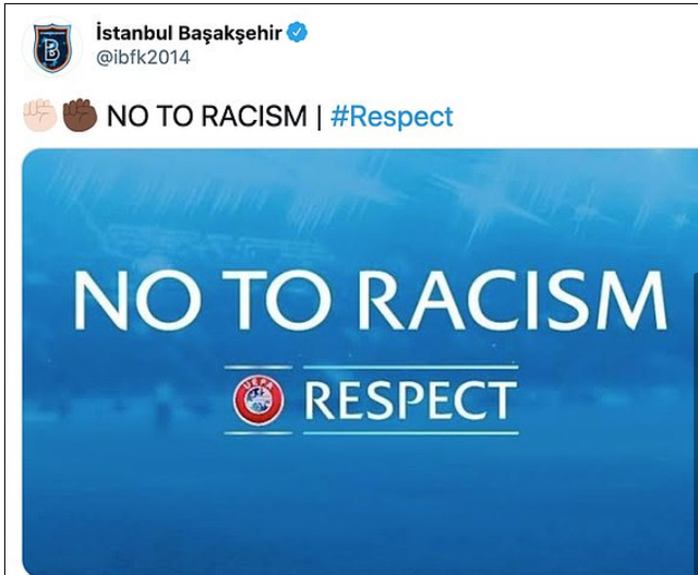 Vì sao trận PSG với Basaksehir bị hủy bỏ sau 16 phút thi đấu? - 5 Vì sao trận PSG với Basaksehir bị hủy bỏ sau 16 phút thi đấu? - 5
