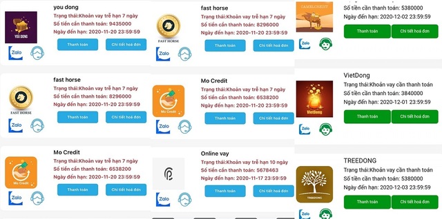Quái chiêu hút máu của các app cho vay tiền cắt cổ con nợ - 1 Quái chiêu hút máu của các app cho vay tiền cắt cổ con nợ - 1