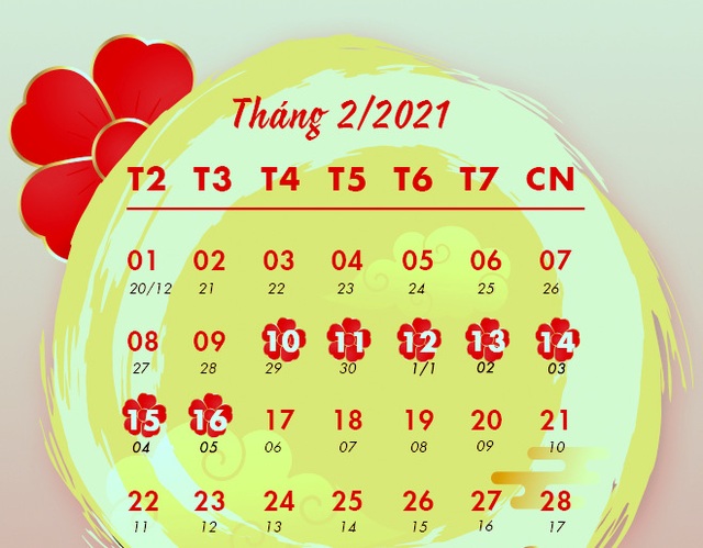 Bộ LĐ-TBXH công bố lịch nghỉ Tết Nguyên đán và Quốc khánh 2/9/2021 - 2 Bộ LĐ-TBXH công bố lịch nghỉ Tết Nguyên đán và Quốc khánh 2/9/2021 - 2