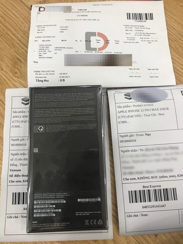 Mua iPhone 12 Pro Max trên mạng, khách hàng nhận... cục đá - 2 Mua iPhone 12 Pro Max trên mạng, khách hàng nhận... cục đá - 2