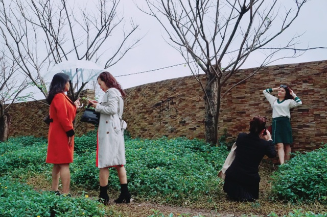 Đua nhau check-in hàng cây rụng lá đẹp như mùa đông trong phim Hàn - 4