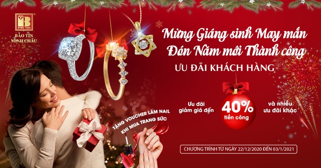 Trang sức Bảo Tín Minh Châu Mừng Giáng sinh may mắn, đón năm mới thành công - 6 Trang sức Bảo Tín Minh Châu Mừng Giáng sinh may mắn, đón năm mới thành công - 6
