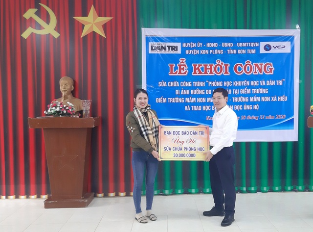 Bạn đọc Dân trí chung tay sửa chữa 4 trường học tan hoang sau bão, lũ - 3 Bạn đọc Dân trí chung tay sửa chữa 4 trường học tan hoang sau bão, lũ - 3