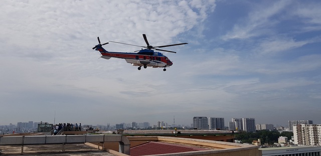 Sân bay trực thăng tại bệnh viện đầu tiên của Việt Nam chính thức hoạt động - 3 Sân bay trực thăng tại bệnh viện đầu tiên của Việt Nam chính thức hoạt động - 3