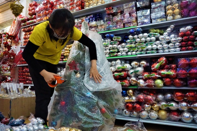 Thị trường Noel tại Đà Nẵng: Cây thông đắt hàng - 5