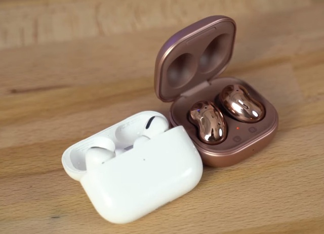 Đọ Galaxy Buds Live với AirPods Pro: Thiết kế lạ, dung lượng pin lâu hơn - 3