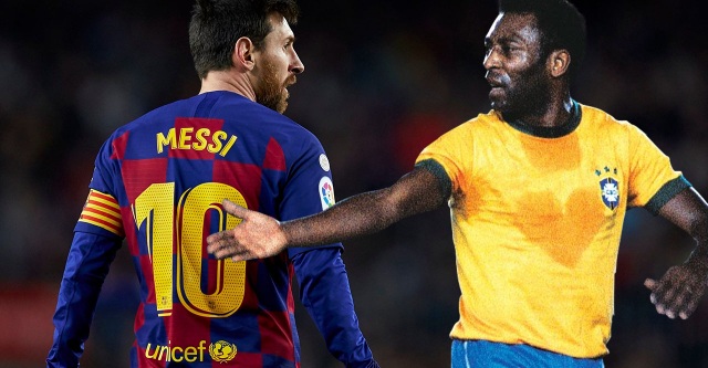 Messi được so sánh 10 điểm chung với Pele - 1 Messi được so sánh 10 điểm chung với Pele - 1