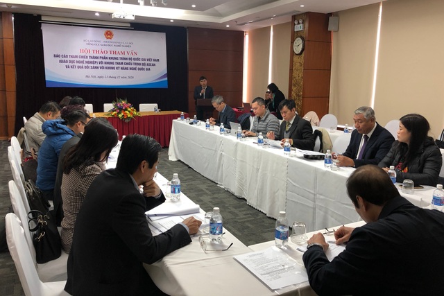 Xây dựng khung tham chiếu giáo dục nghề trình độ Việt Nam - ASEAN - 2 Xây dựng khung tham chiếu giáo dục nghề trình độ Việt Nam - ASEAN - 2