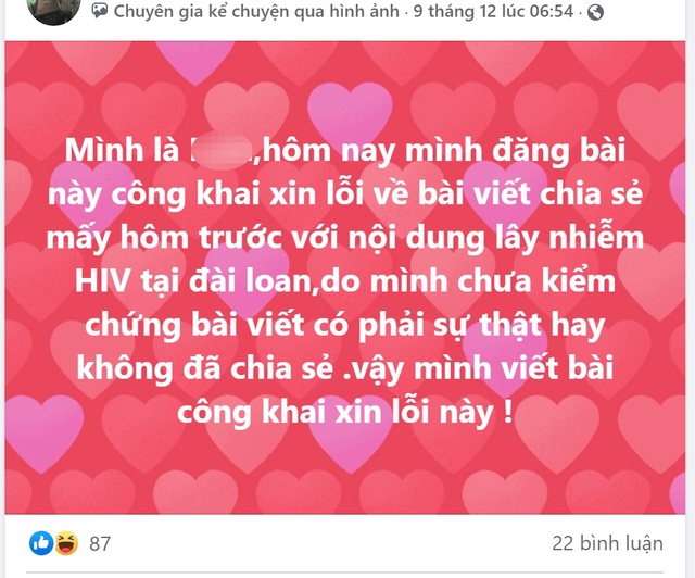 Phạt người đăng tin sai người Việt tại Đài Loan nhiễm HIV từ du học sinh - 2