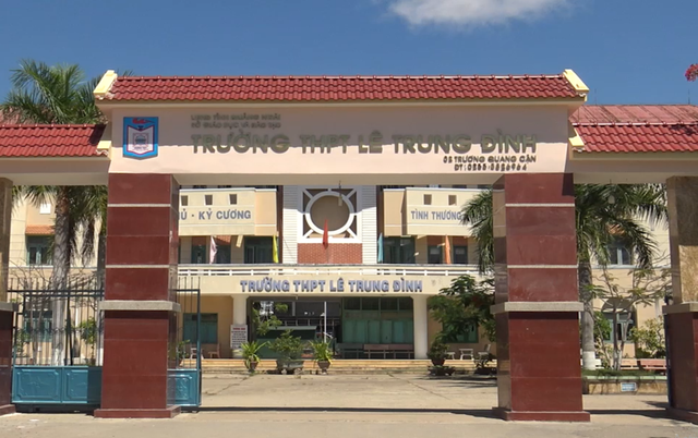Quảng Ngãi: Phát hiện nhiều sai phạm tại trường THPT Lê Trung Đình - 1