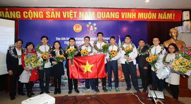 Đoàn Việt Nam đoạt 5 huy chương vàng kì thi Olympic quốc tế IOM lần V - 1