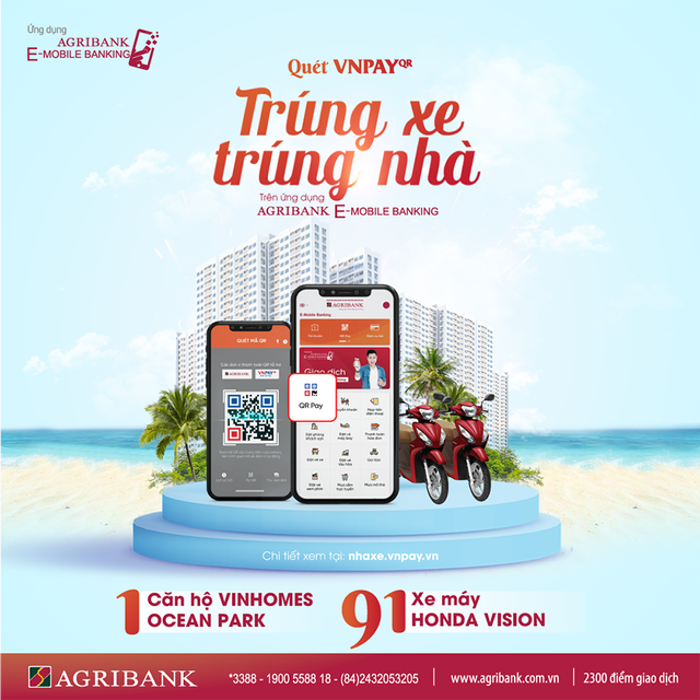 Quét Vnpay QR nhận mưa ưu đãi cùng Agribank e-Mobile Banking - 3 Quét Vnpay QR nhận mưa ưu đãi cùng Agribank e-Mobile Banking - 3
