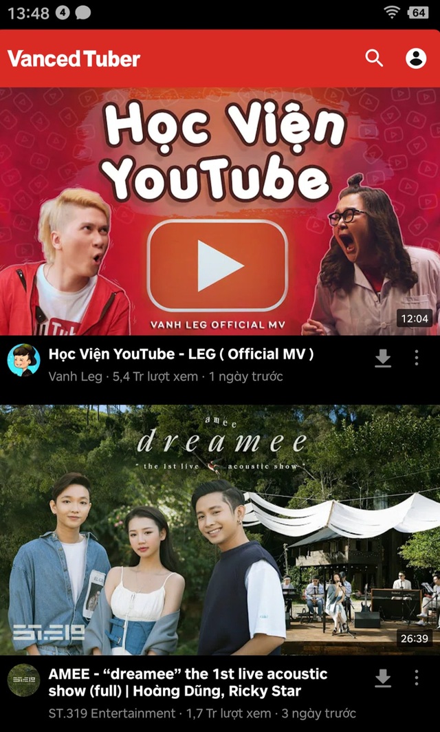 Quảng cáo Youtube không còn là nỗi ám ảnh với ứng dụng Vanced Tuber - 2 Quảng cáo Youtube không còn là nỗi ám ảnh với ứng dụng Vanced Tuber - 2