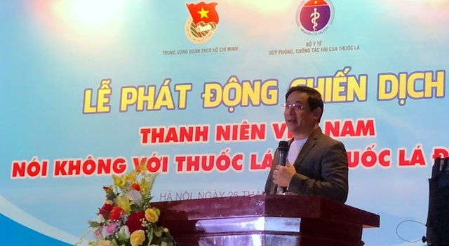 Gần 1.000 sinh viên cam kết nói không với thuốc lá và thuốc lá điện tử - 1 Gần 1.000 sinh viên cam kết nói không với thuốc lá và thuốc lá điện tử - 1