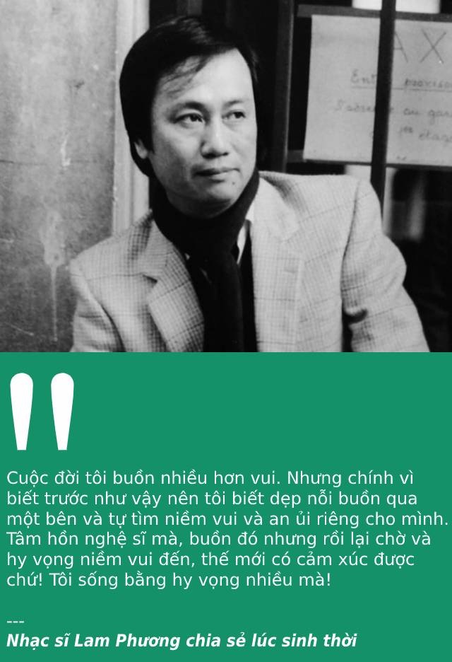 Trong những ngày cuối cùng của năm 2020, vĩnh biệt nhạc sĩ Lam Phương! - 1 Trong những ngày cuối cùng của năm 2020, vĩnh biệt nhạc sĩ Lam Phương! - 1
