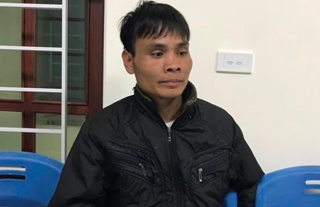 Đối tượng Cụt Văn Út tại cơ quan công an Đối tượng Cụt Văn Út tại cơ quan công an