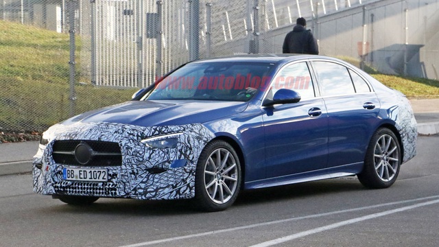 Mercedes C-Class thế hệ mới 2022 ngày càng lộ rõ thiết kế - 3 Mercedes C-Class thế hệ mới 2022 ngày càng lộ rõ thiết kế - 3