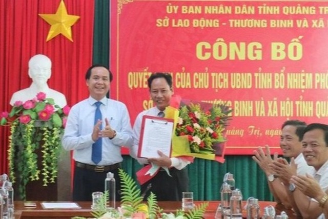 Ông Lê Nguyên Hồng được bổ nhiệm làm Giám đốc Sở LĐ-TBXH tỉnh Quảng Trị - 2 Ông Lê Nguyên Hồng được bổ nhiệm làm Giám đốc Sở LĐ-TBXH tỉnh Quảng Trị - 2