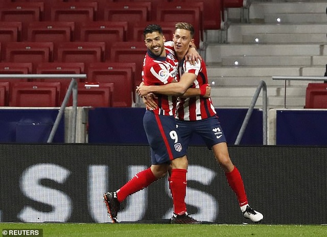 Luis Suarez giúp Atletico vững ngôi đầu bảng La Liga - 2 Luis Suarez giúp Atletico vững ngôi đầu bảng La Liga - 2