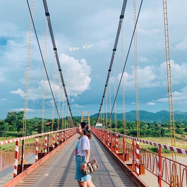 Come to the Central Highlands, do not forget to check-in with the beautiful virtual suspension bridge that loves Kon Klor - 4