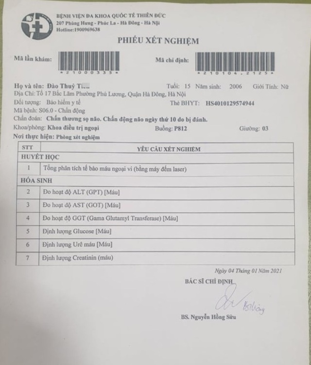 Vụ 2 nữ sinh bị đánh hội đồng: Một nạn nhân nhập viện do chấn thương sọ não - 3 Vụ 2 nữ sinh bị đánh hội đồng: Một nạn nhân nhập viện do chấn thương sọ não - 3
