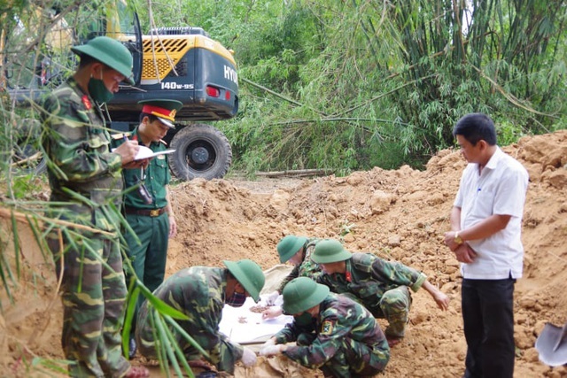Phát hiện, quy tập 2 hài cốt liệt sĩ Việt Nam có danh tính trên đất Lào - 2 Phát hiện, quy tập 2 hài cốt liệt sĩ Việt Nam có danh tính trên đất Lào - 2